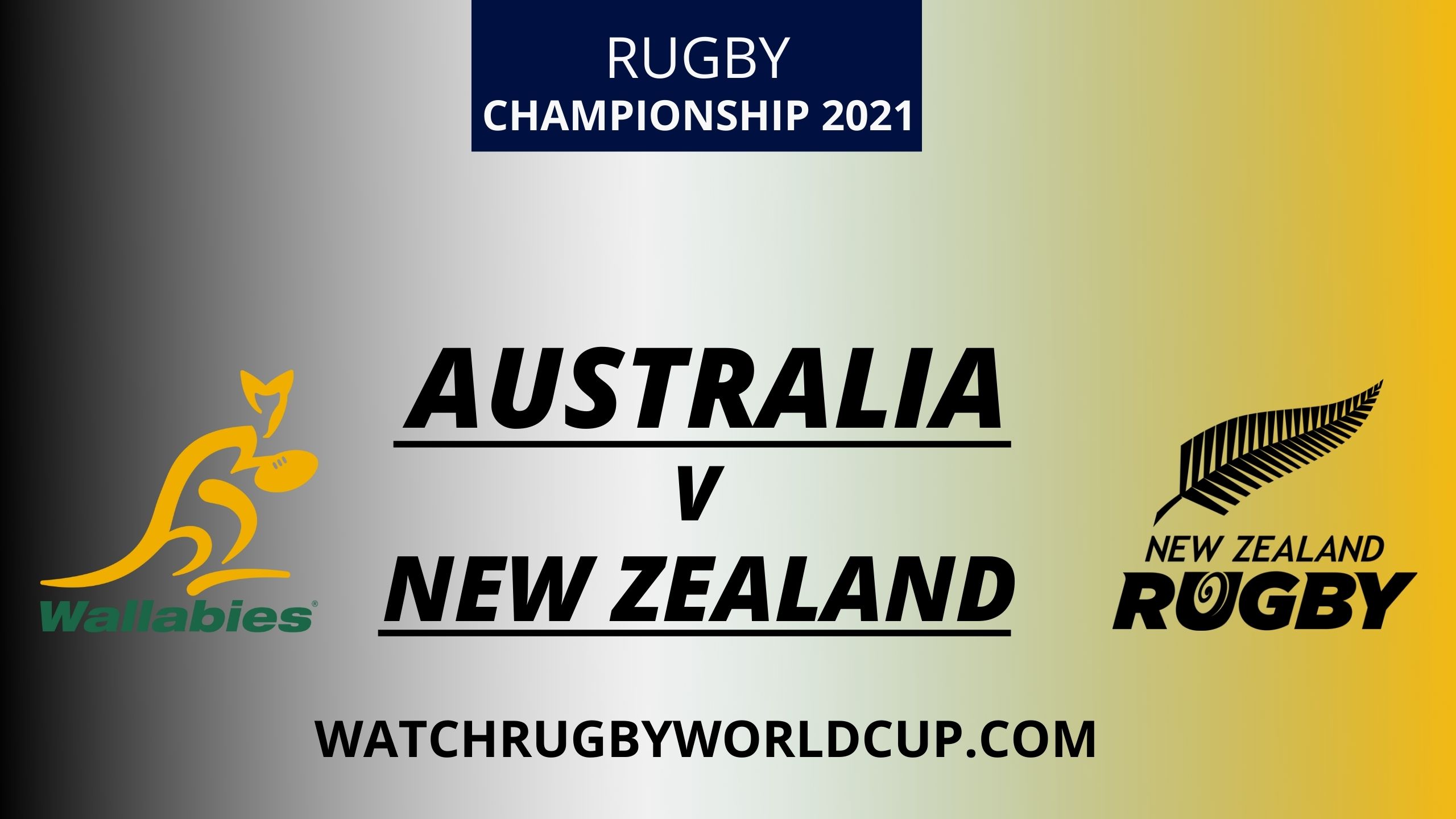New Zealand VS Australia Rugby Championship Live Stream