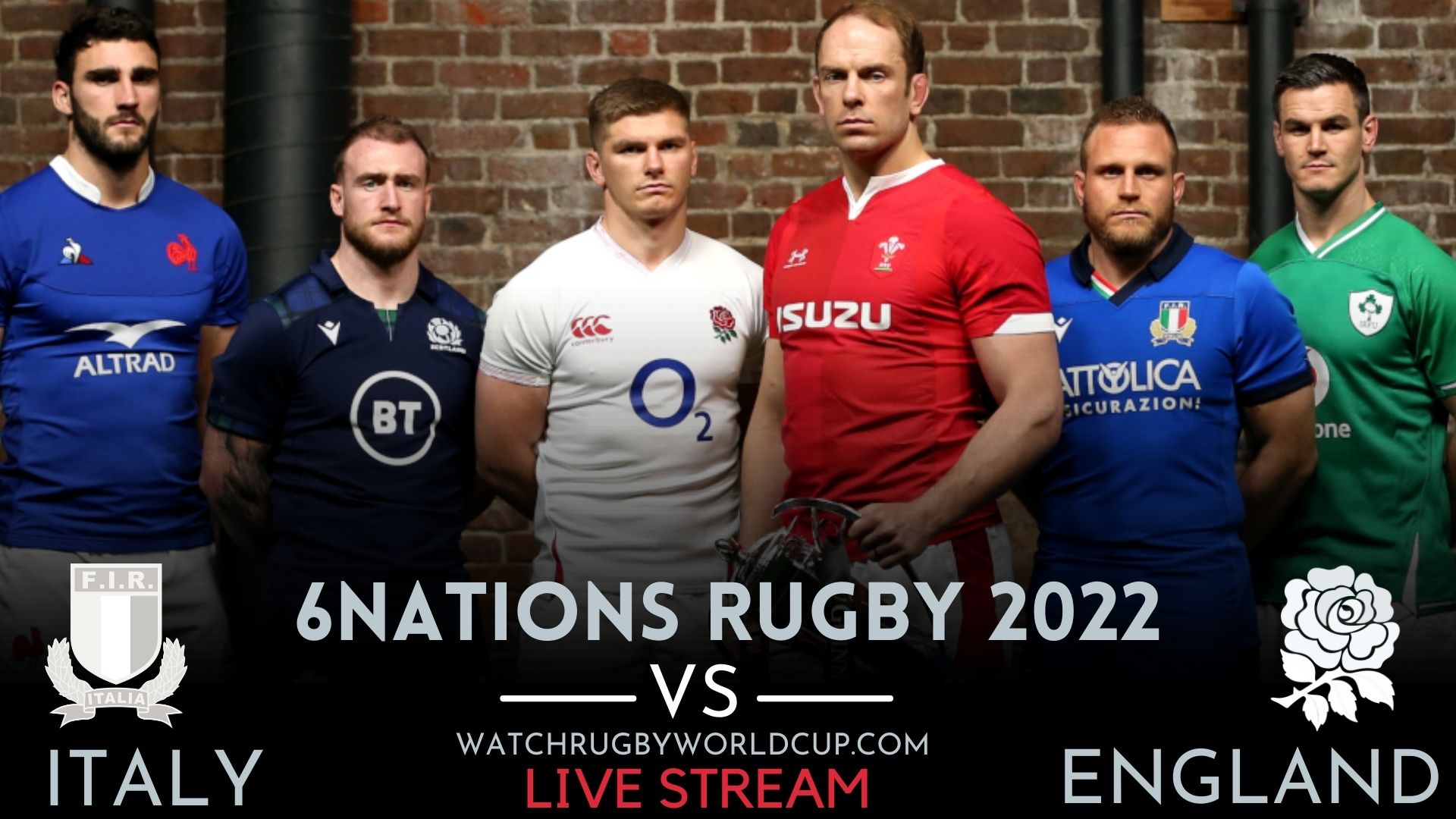 England VS Italy Six Nations Rugby Live Stream