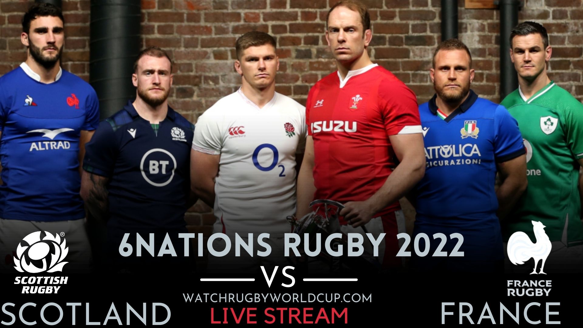 France VS Scotland Six Nations Rugby Live Stream