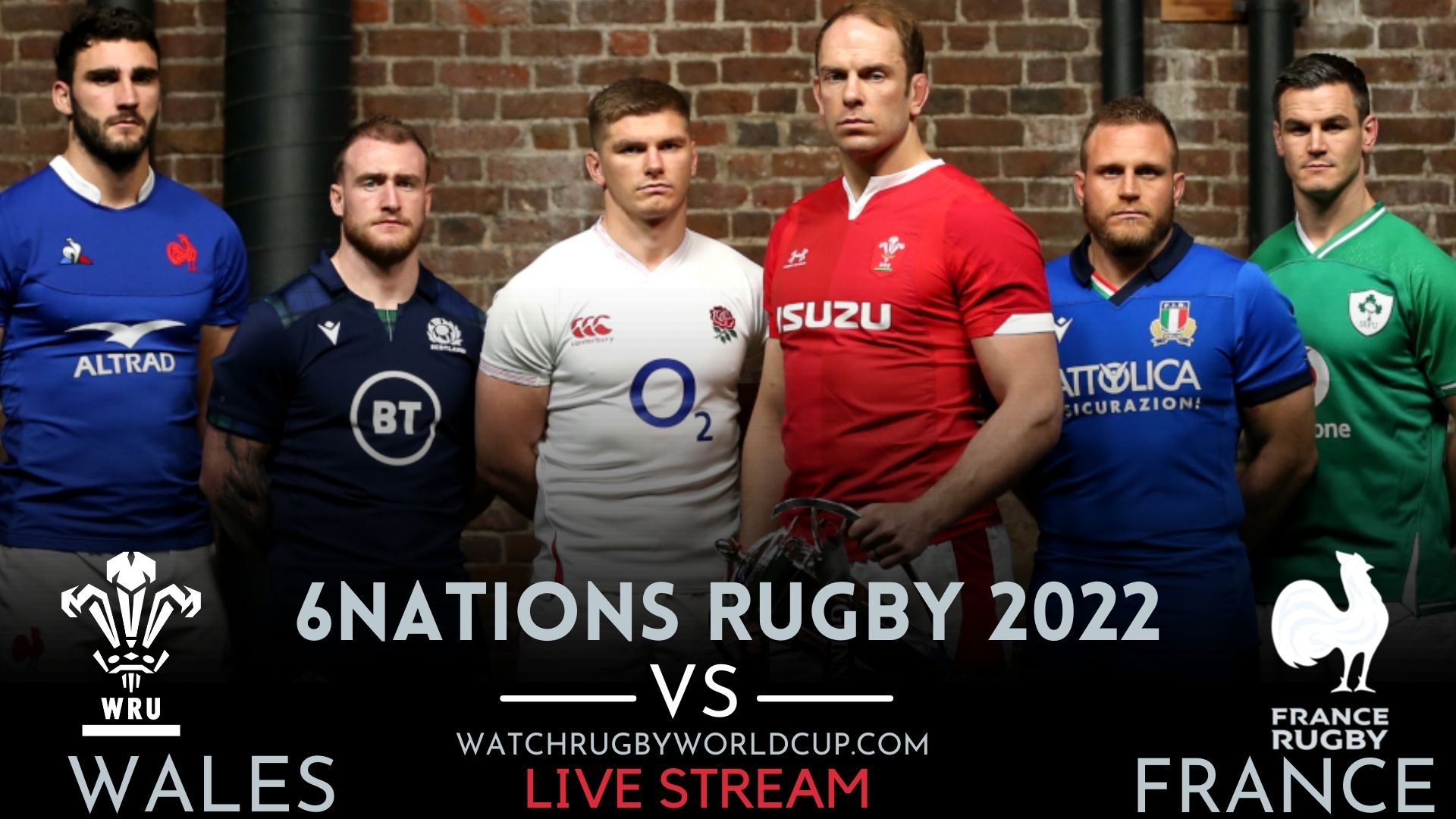 France VS Wales Six Nations Rugby Live Stream