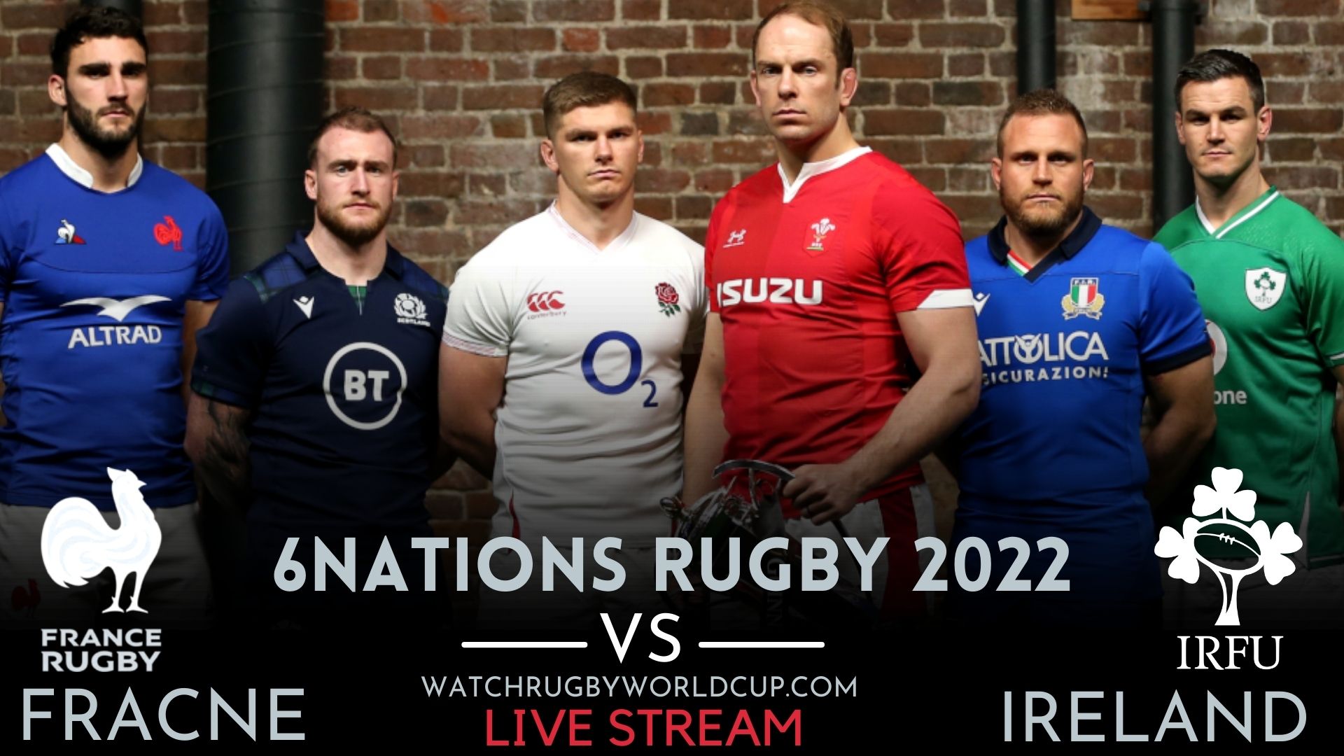 Ireland VS France Six Nations Rugby Live Stream
