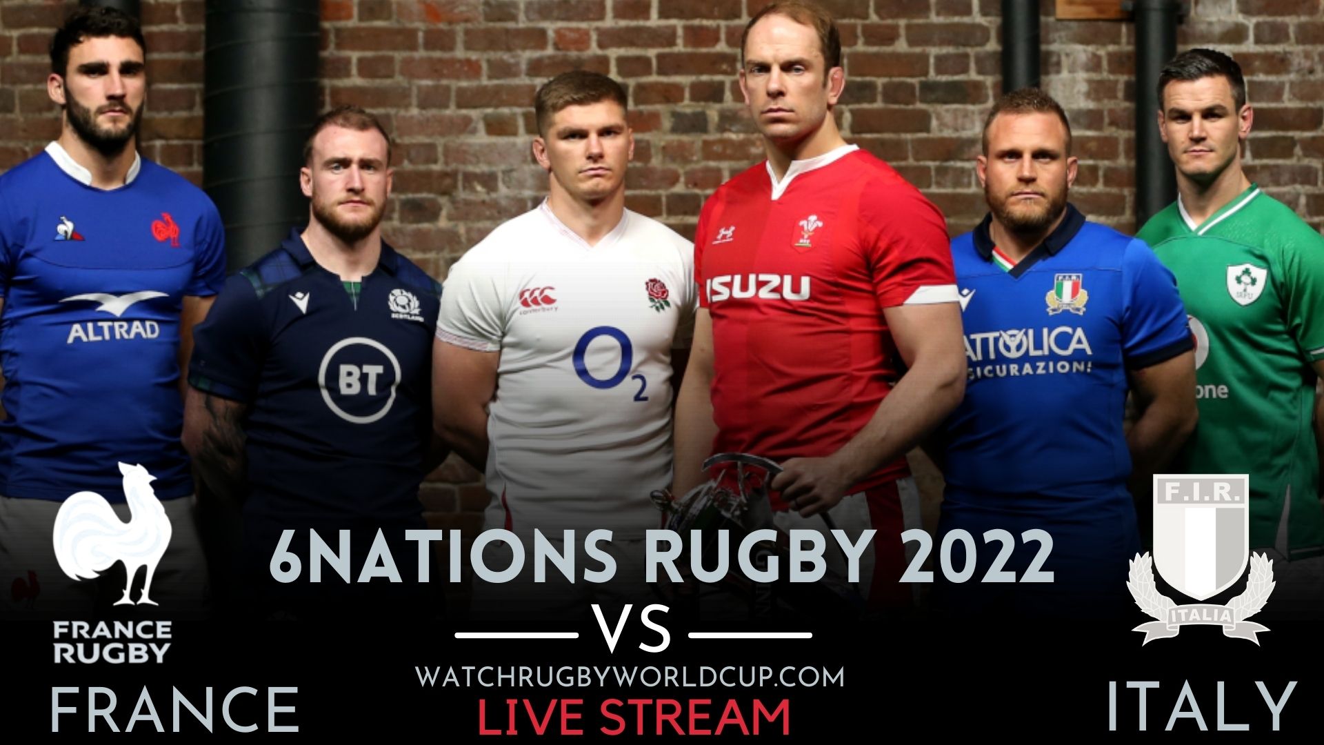 Italy VS France Six Nations Rugby Live Stream