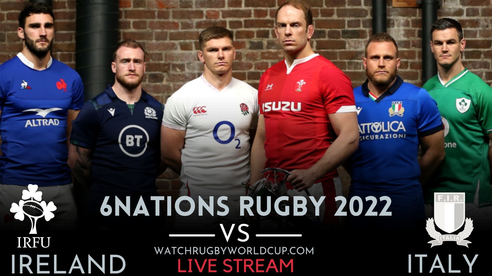 Italy VS Ireland Six Nations Rugby Live Stream
