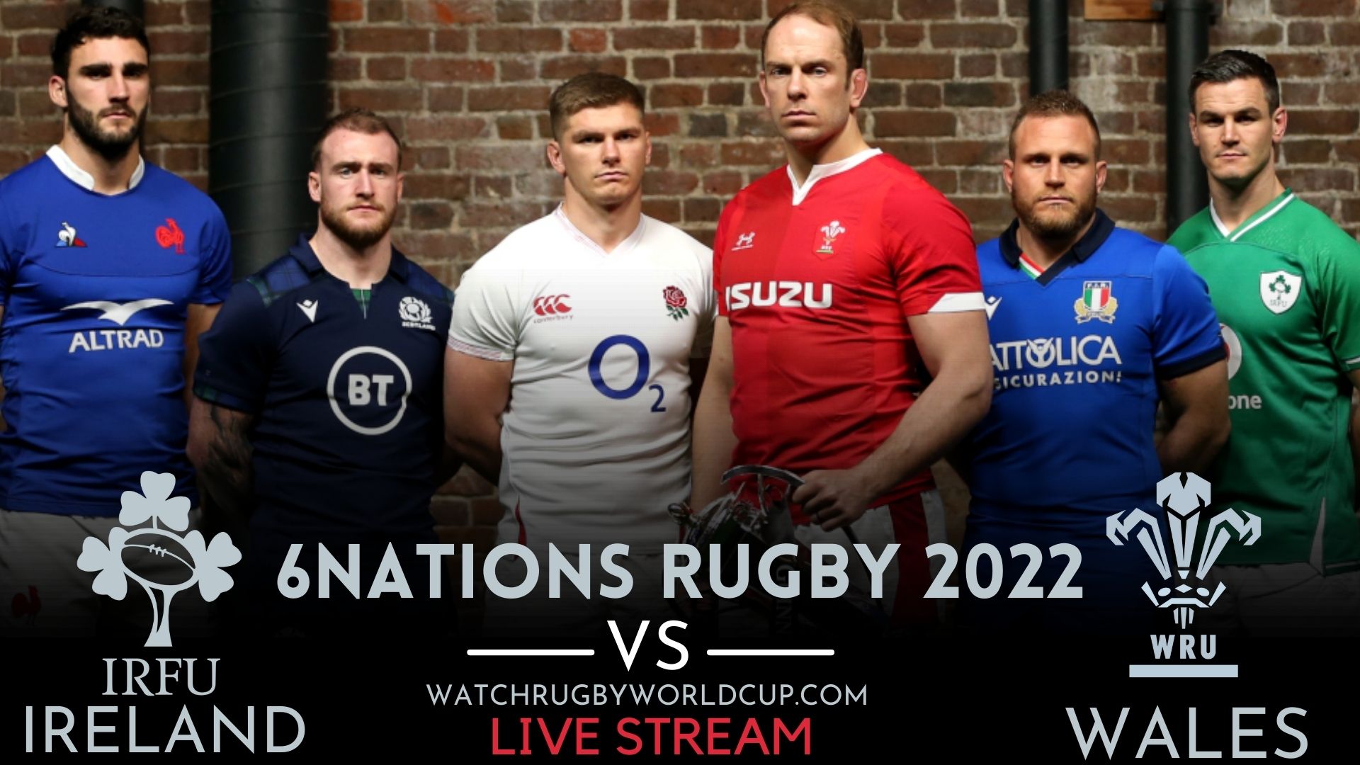 Wales VS Ireland Six Nations Rugby Live Stream
