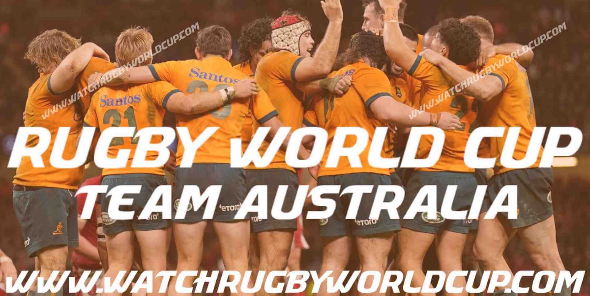 Team Australia in Rugby World Cup 2023 