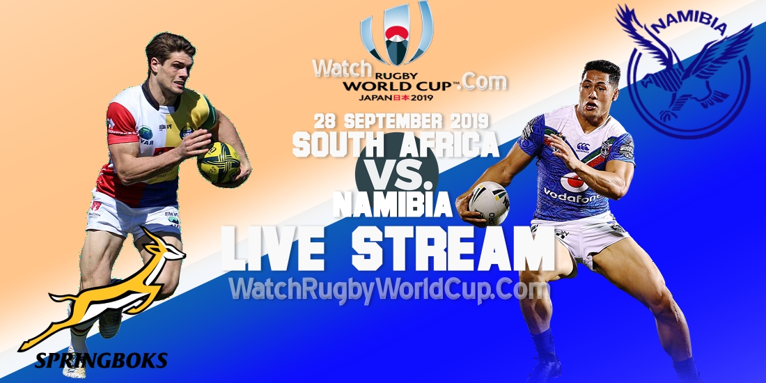 RWC Namibia Vs South Africa Live Streaming 2019