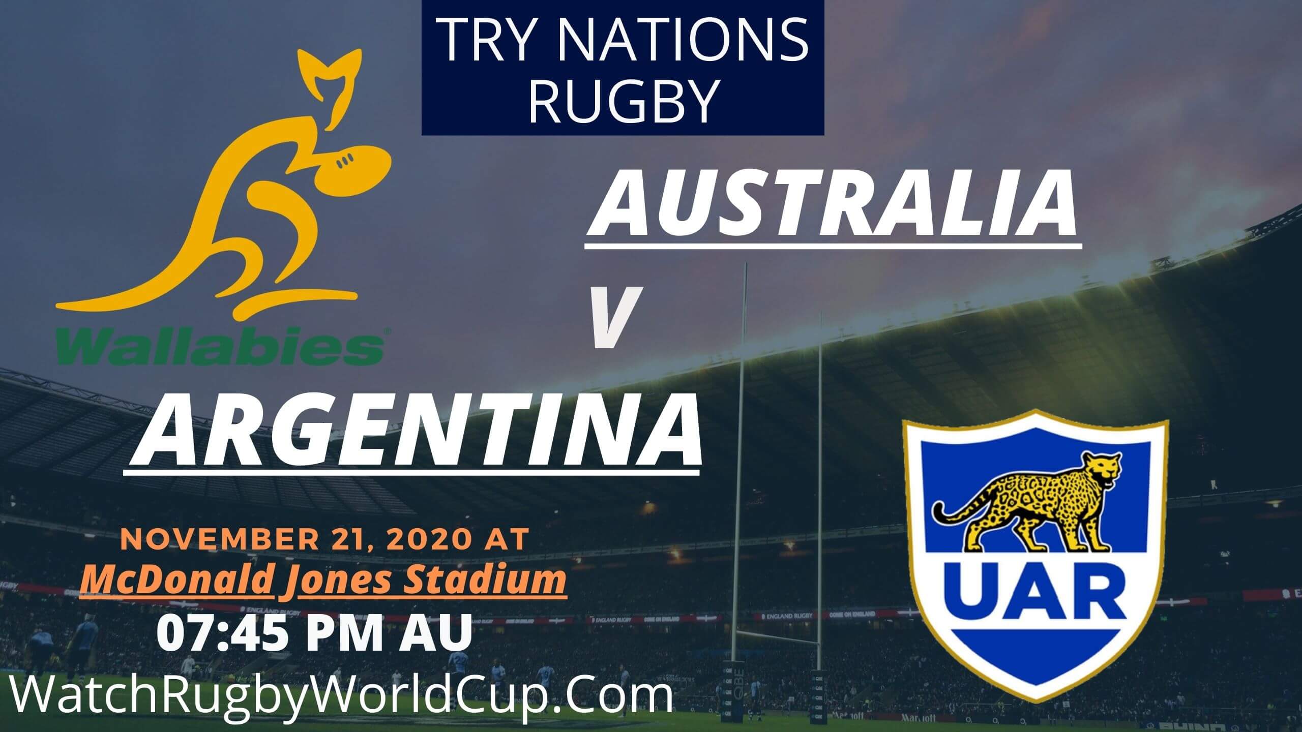 Australia vs Argentina Live Stream 2021 | Rugby Championship
